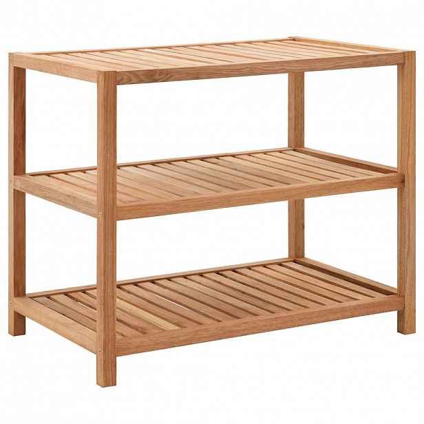 vidaXL Koupelnový regál masivní ořechové dřevo 64 x 40 x 55 cm