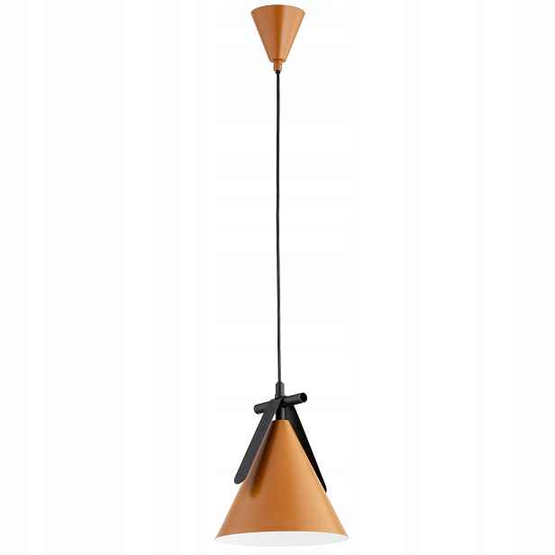 Alfa Felix závěsná lampa kužel bronzová/černá 1xE27 max 15W IP20