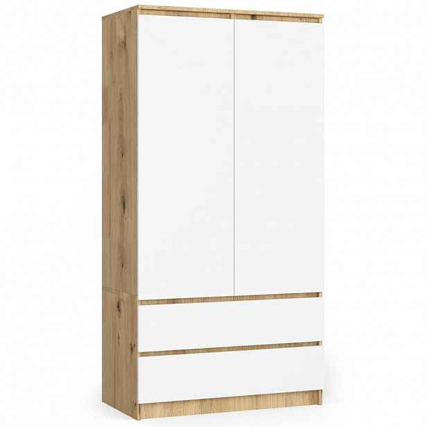 RAUMHIRSCH FURNITURE SKŘÍŇ dub Artisan, bílá 180/90/51