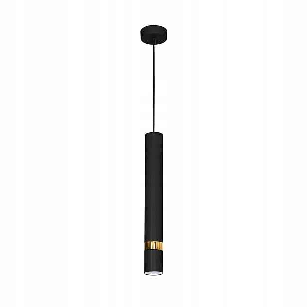 Závěsná lampa Joker černo-zlatá 1x35W GU10 bez žárovky Milagro