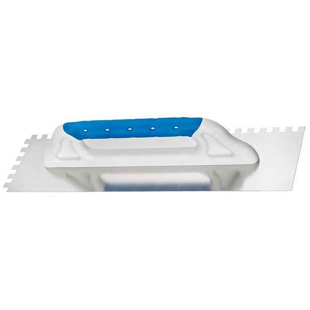 Hladítko švýcarské nerezové zubové Storch 2K 130×480×0,7 mm