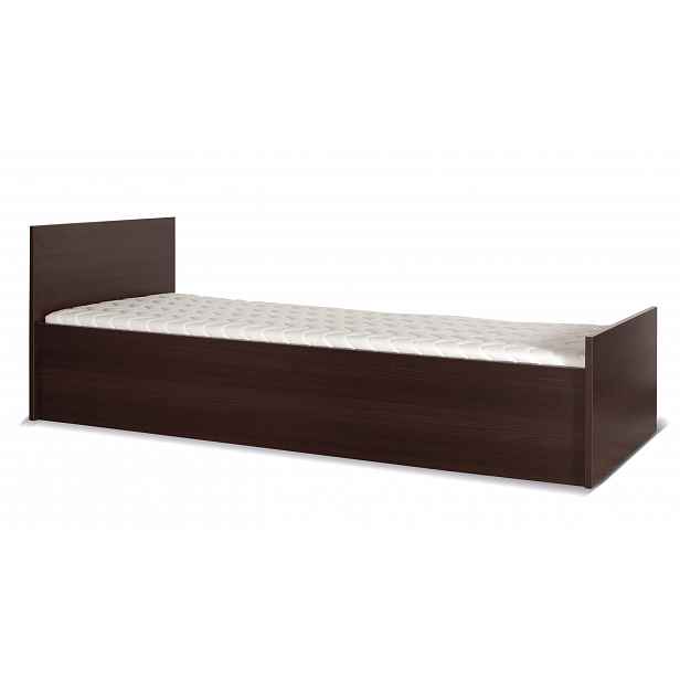Jednolůžková postel 80x200 ANDOVER - kaštan wenge