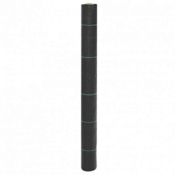 vidaXL Mulčovací textilie černá 1 x 10 m PP