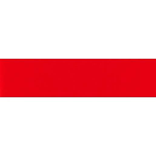 Obklad Ribesalbes Chic Colors rojo 10x40 cm lesk CHICC1353
