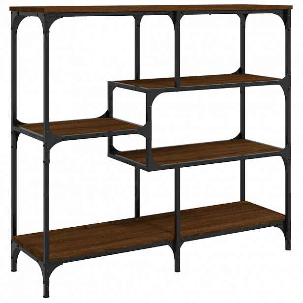 vidaXL Konzolový stolek hnědý dub 103 x 32 x 95 cm kompozitní dřevo