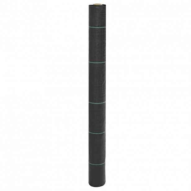 vidaXL Mulčovací textilie černá 1 x 50 m PP