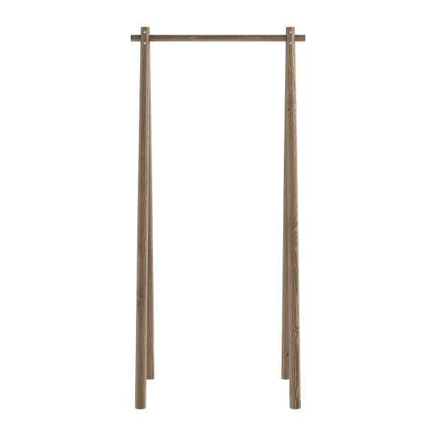 Hnědý stojan na oblečení z borovicového dřeva Hongi – Karup Design