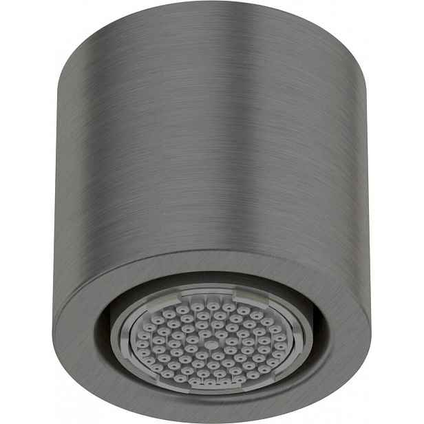 Jednofunkční sprchová hlavice titanium s dešťovým provzdušňovačem