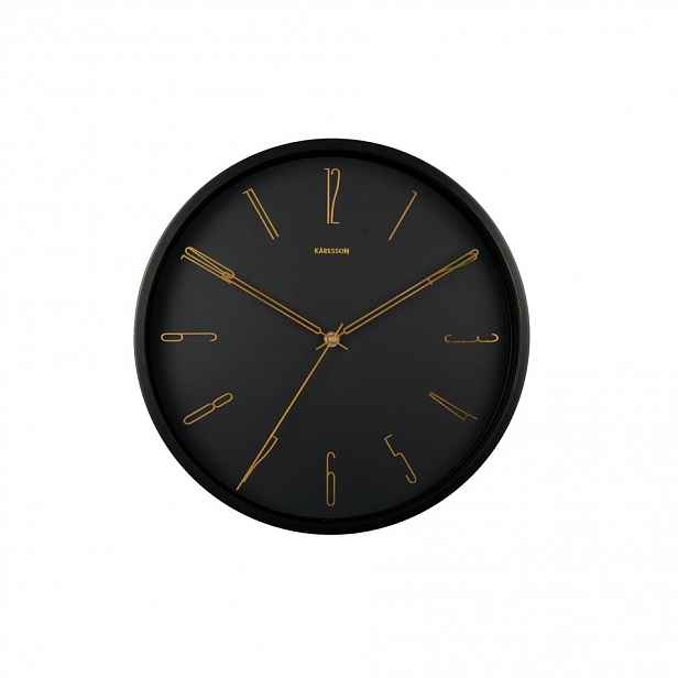 Karlsson 5898BK designové nástěnné hodiny