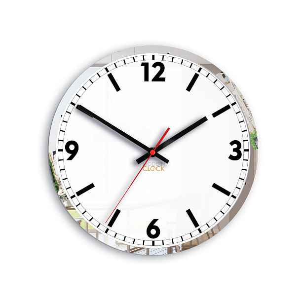 ModernClock Nástěnné hodiny Solar 30 cm černé/bílé