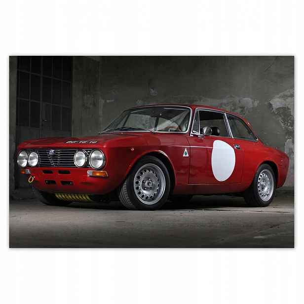 Plakáty 185x125 Červená Alfa Romeo