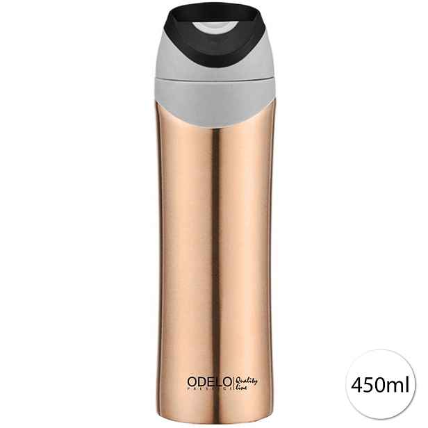 ODELO ATILA OD1763 Termohrnček s funkciou otvárania 450 ml, béžová