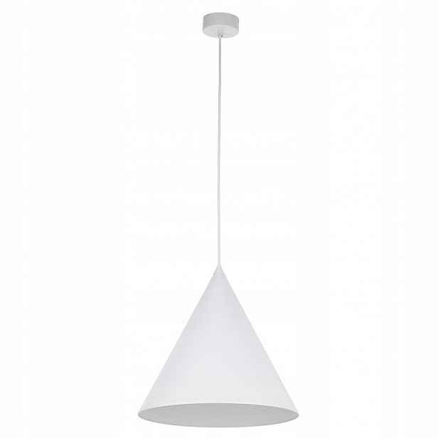 Závěsná lampa Metal Bílá 32 cm E27 Regulace výšky Salon Tk Lighting