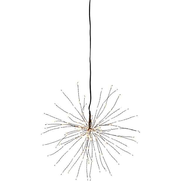 Závěsná světelná LED dekorace výška 26 cm Star Trading Firework - černá