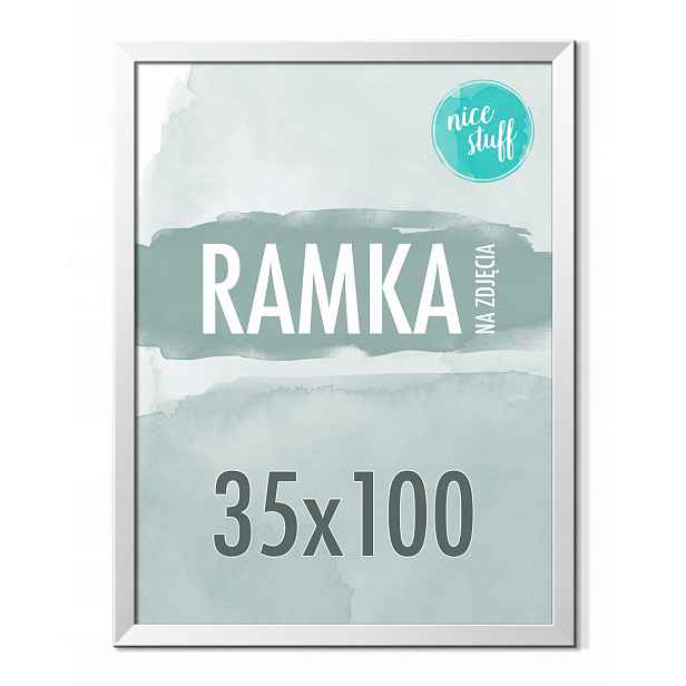 Rámeček 35x100 Rámeček Na Fotografie 100x35 Fotorámečky Stříbrné