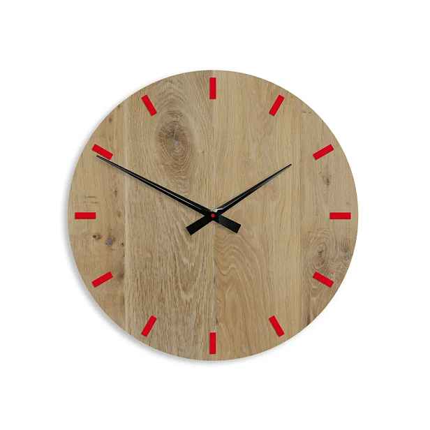 ModernClock Nástěnné hodiny Solo Dab hnědé