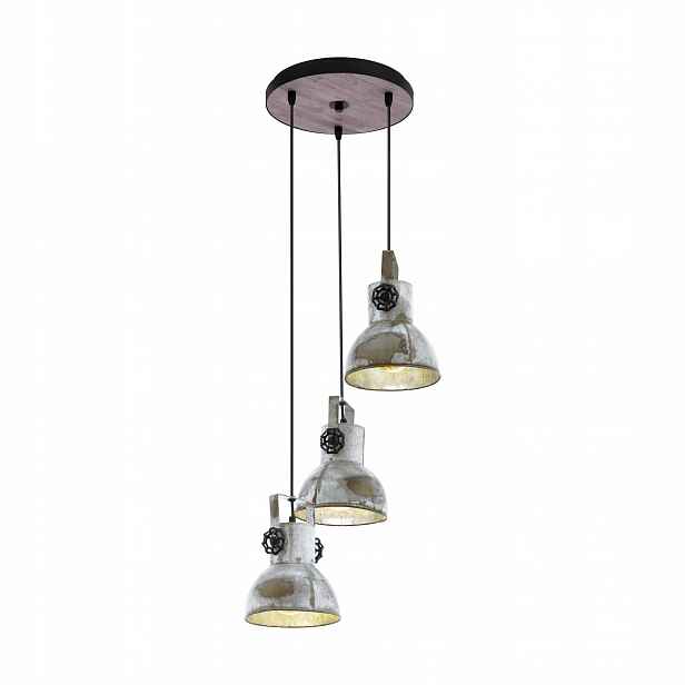 Závěsná lampa Eglo Barnstaple, 3 světelné body E27