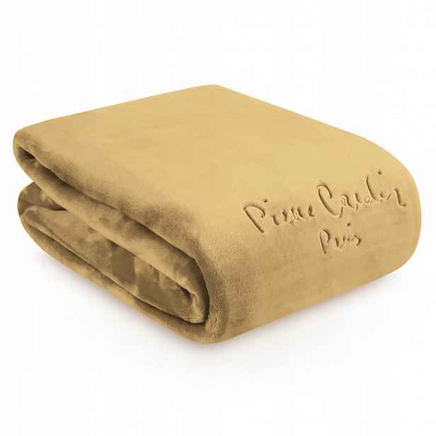 Deka Pierre Cardin CLARA1 160x220 Pierre Cardin medová nadýchaná výšivka s logem