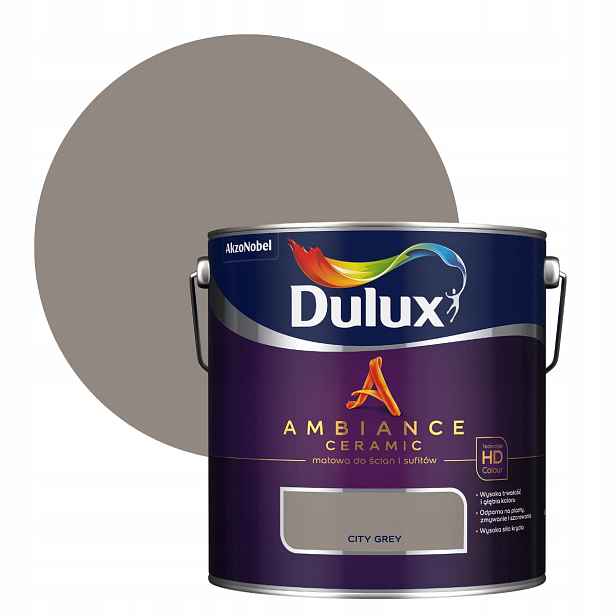 Dulux Ambiance Barva 2,5L City Grey