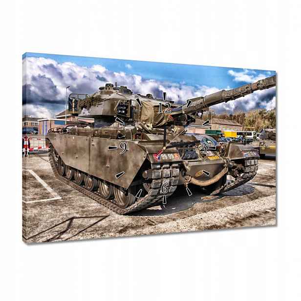 Hodiny 60x40 Tank Militaria Tank