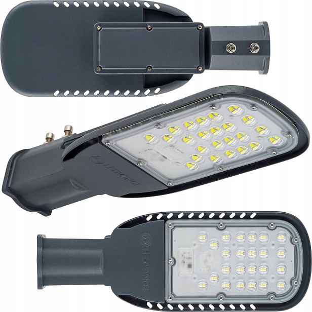 Pouliční Led svítidlo Průmyslová lucerna Šedá 60W 6500K IP66 Ledvance