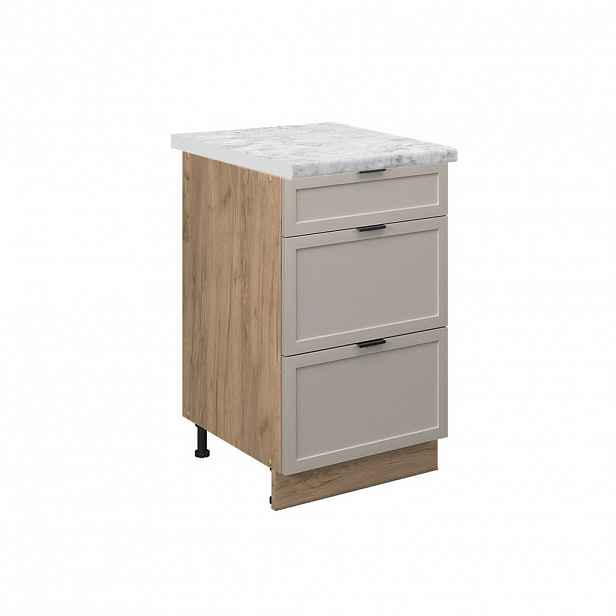 Vicco SPODNÍ SKŘÍŇKA KUCHYŇSKÉ LINKY Fame-Line GreyBeige 50 cm , PD Mramor