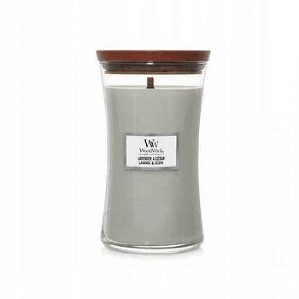 WoodWick Lavender & Cedar Váza levandule a cedr) 275.0 g