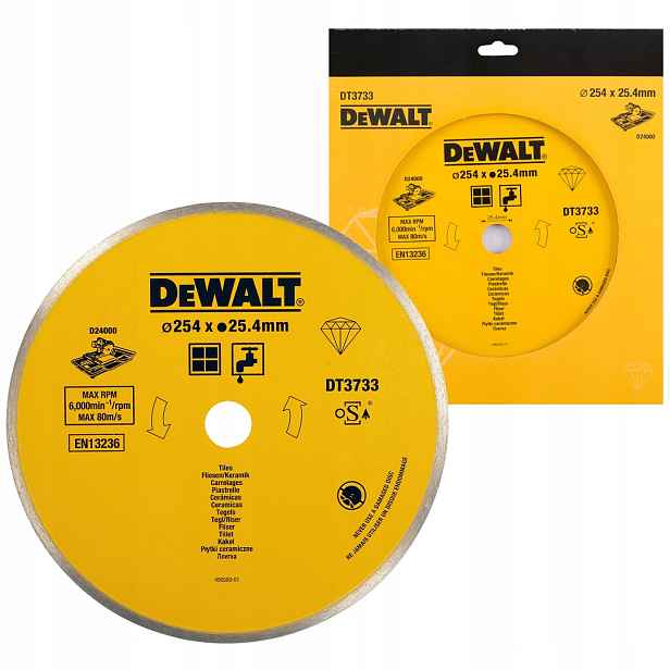 Keramický Diamantový kotouč 250x25,4 DeWalt DT3733