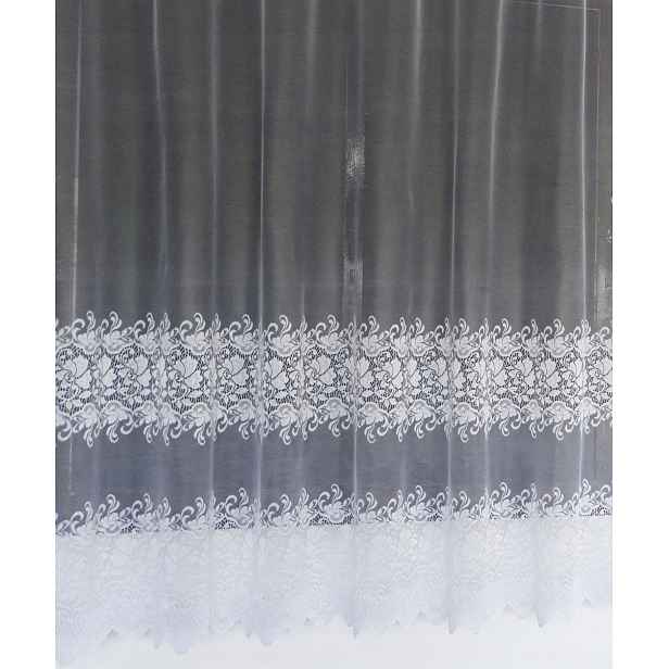 Mg Záclona 618/152 Bílá 500x180 cm Hotová Obšitá Bt