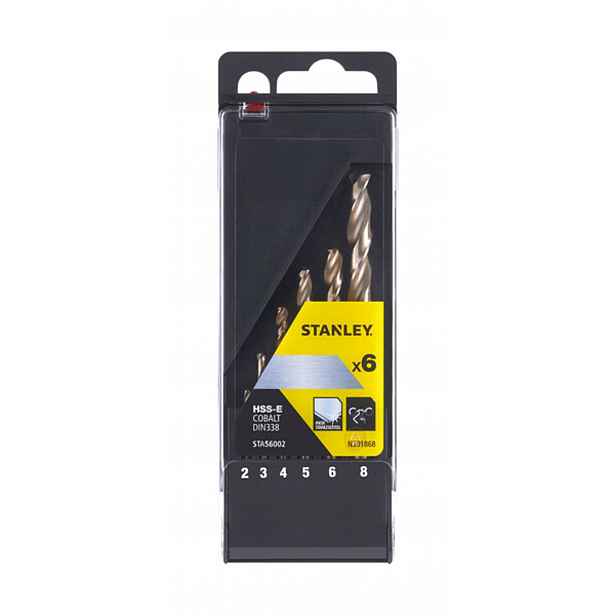 Stanley - 6dílná sada vrtáků do kovu STA56002-QZ