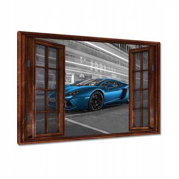 Obrazy 90x60 Modrá rychlost