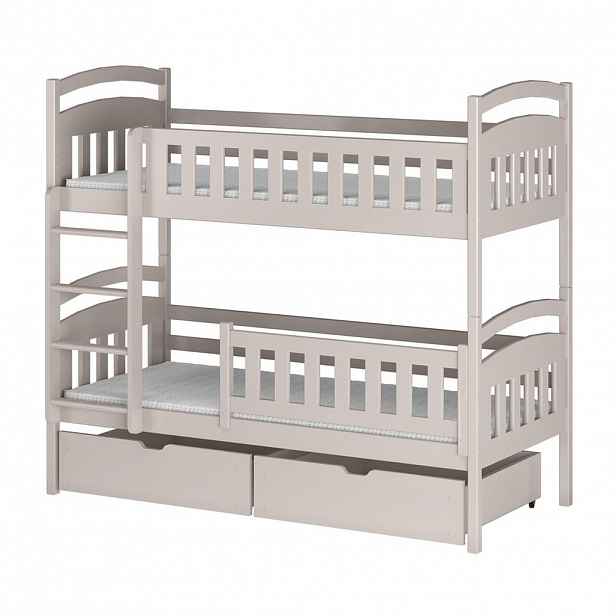 Kids Collective PATROVÁ postel 90x200 cm se dvěma zásuvkami z kašmíru