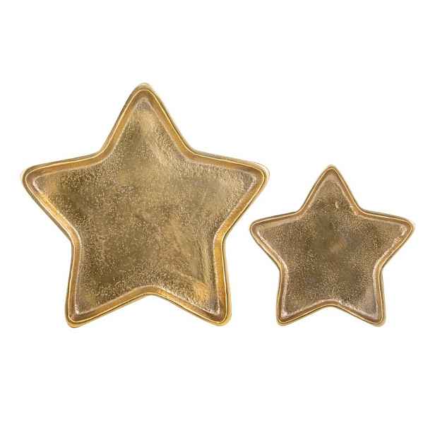 Kovový dekorační tác 19x20 cm Noelle Star – Ladelle