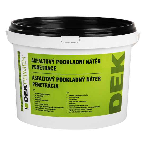 Nátěr podkladní asfaltový DEKPRIMER 10 kg
