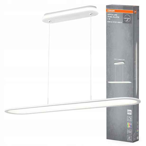 Závěsné Stropní Svítidlo Kancelářská Led panel Stmívatelná 57W 4000K 3000lm