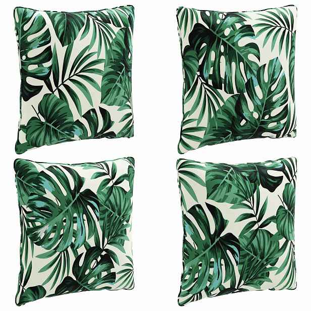vidaXL 4-dílné zádové polstrování PUTTEN 4 pcs 100% polyester