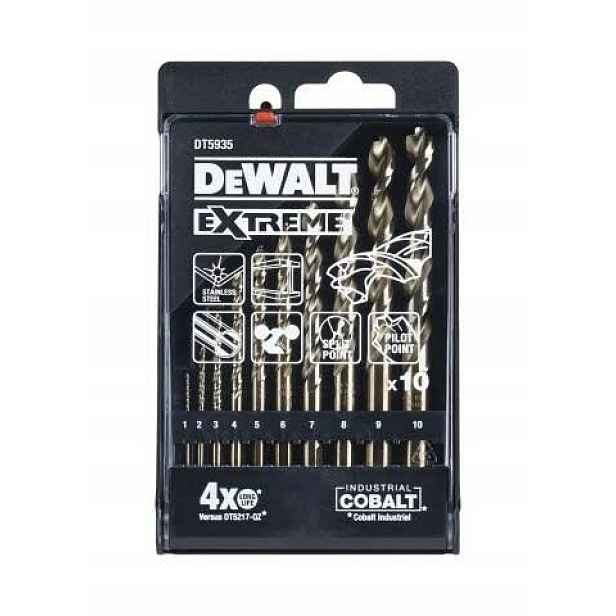 Dewalt Vrták Kobalt KPL.10 Ks. DT5935-QZ