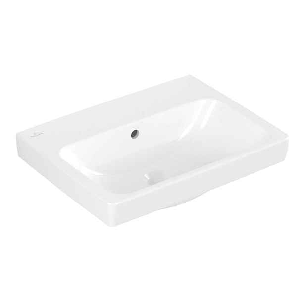 Villeroy & Boch Architectura - Umyvadlo 55x42 cm, s přepadem, bez otvoru pro baterii, alpská bílá 4A875701
