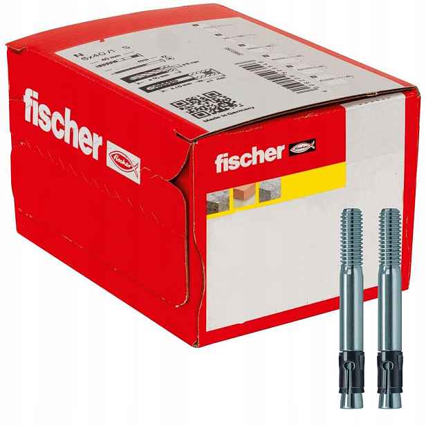Fischer Kotva hřebíková Fna II 6x30 M6x41 se závitem (bez matice) 100 Ks