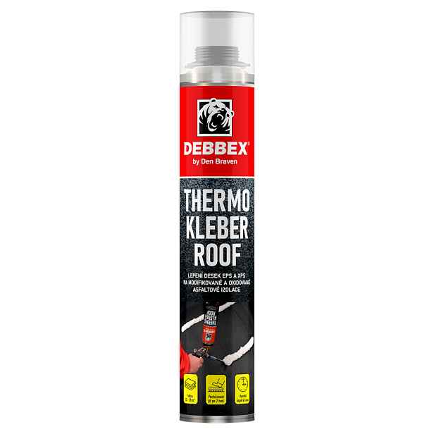 Lepidlo na polystyren Den Braven Thermokleber Roof 750 ml