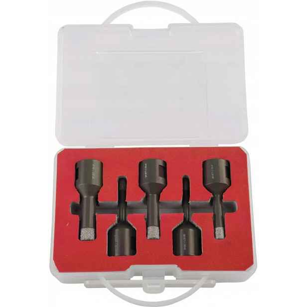 Sada diamantových děrovaček 5-12 mm, 5ks, M14 Proline (27270)