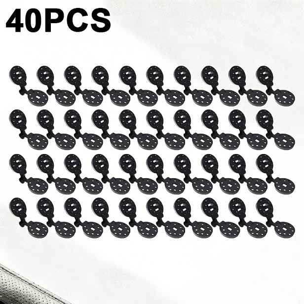 TEMU 40 ks klipů na sluneční clonu, doplňky pro zajištění sluneční ochrany, vhodné pro zatemnění terasy, zatemnění zeleninových skleníků, zahradní