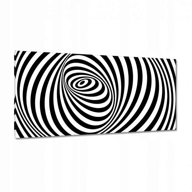 Obrazy 115x55 Abstrackja černobílá