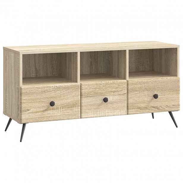 vidaXL Televizní skříň Dub sonoma 102 x 34,5 x 50 cm Kompozitní dřevo