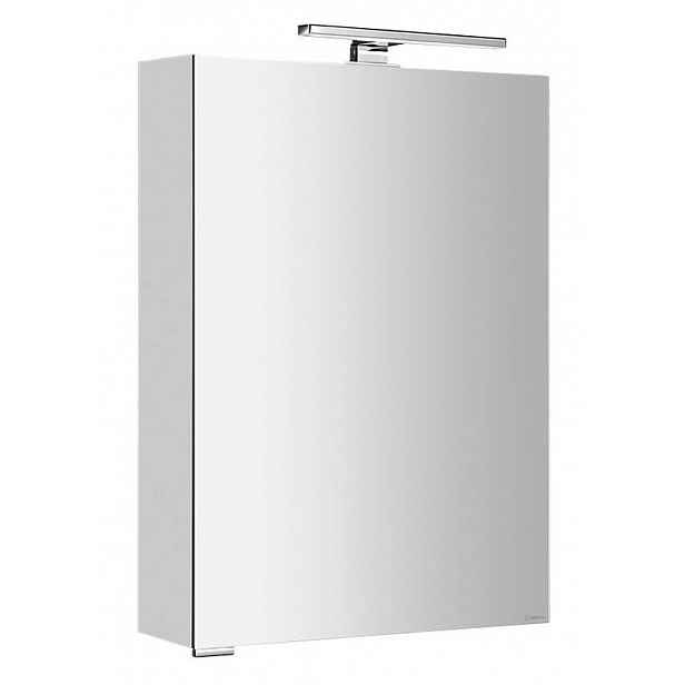 Sapho Mirró - Zrcadlová skříňka s LED osvětlením 50x70x16 cm, P/L, bílá MC050-0030