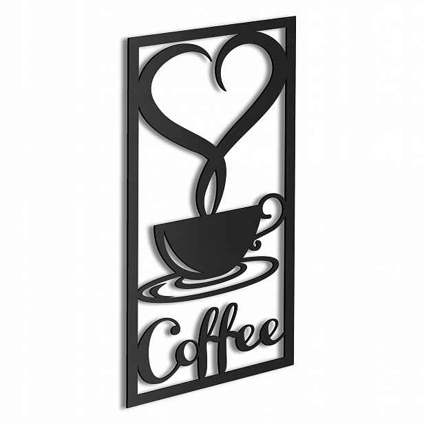 Dřevěný 3D obraz Kitchen Coffe ve stylu loftu Nástěnná Dekorace Dárek