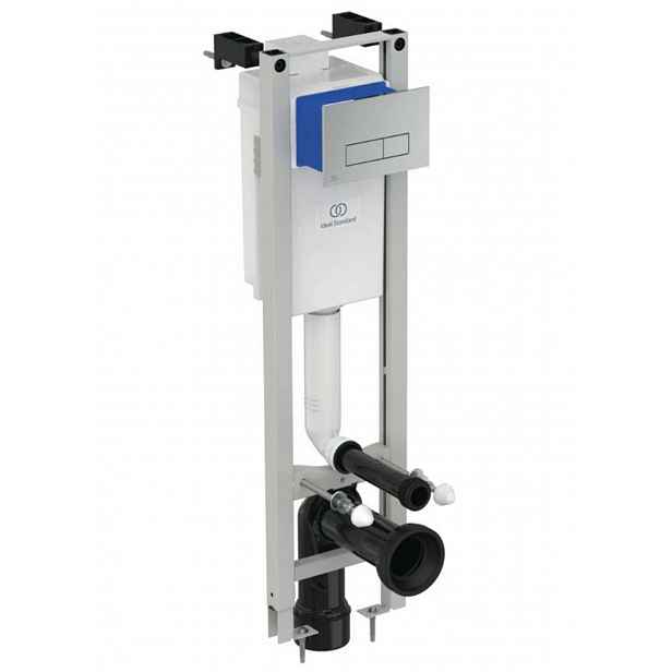 Ideal Standard ProSys - Předstěnová instalace ECO M pro závěsné WC s tlačítkem, chrom E2332AA