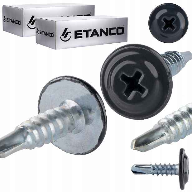 Samovrtné podložky 4,2 x 16 mm Ral 7016 500 ks Etanco Gm-b