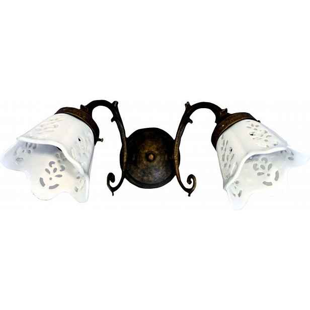 Sapho Vintage - Nástěnné svítidlo Brindisi, 40 W, bronz MC052
