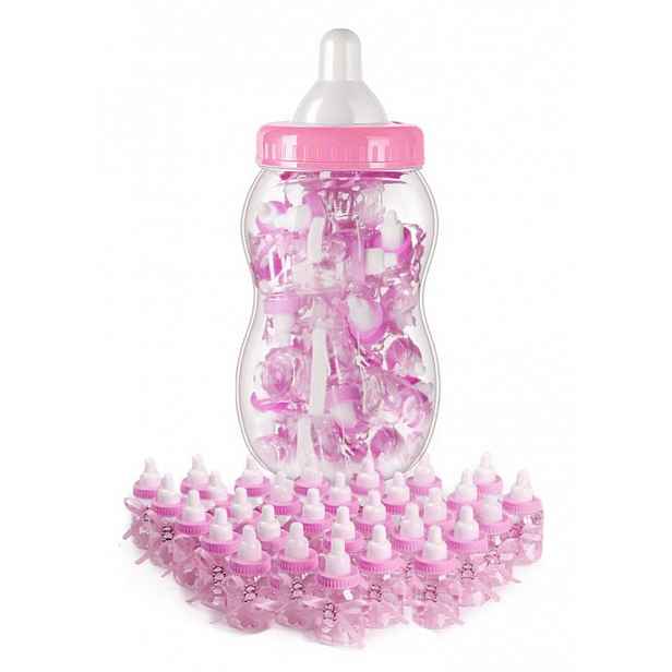 Sada 30 Mini Lahví Na Zdobení Stolu Baby Shower Na Bonbóny Sladkosti